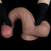 Реалистичный силиконовый фаллоимитатор с присоской Dual-Layered Platinum Silicone Nature Cock 9" Brown